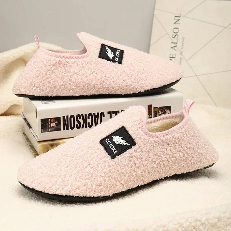 Ddmyoutdoor MAEDEF Slipper Men Cotton Slippers Disigner Warm Indoor House Casual Shoes High Quality Non Slip Plush Winter Couple Shoe Outdoor Shoes