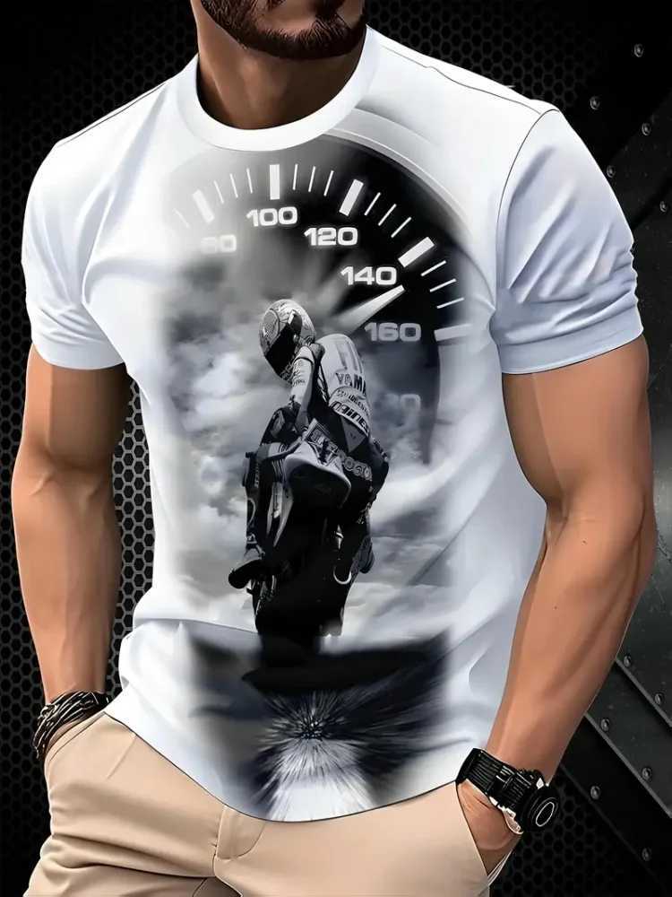 Summer Mens Crew-neck Casual Short-sleeved T-shirt Creative Beer Print Outdoor Street Trend Top Breathable And Comfortable W250607