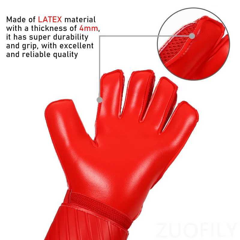 Professional Soccer Goalkeeper Gloves Childs Adults Latex Thickened Protection Goalkeeper Gloves Football Goalie Non-slip GlovesXJ250606