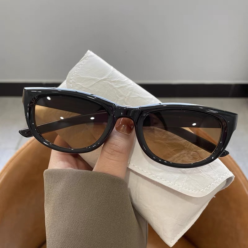 Cat Eye Versatile High-end Sun Protection Street Style Must-have Hip-hop Couple Sunglasses