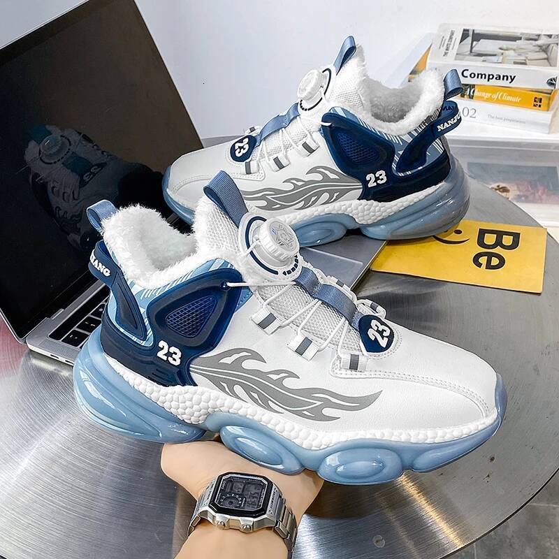 Ddmyoutdoor Men Winter Fashion Sneaker Height Increasing Thick Sole Anti Slip Basketball Sneakers Wear Resistant Casual Running Shoes Outdoor Shoes