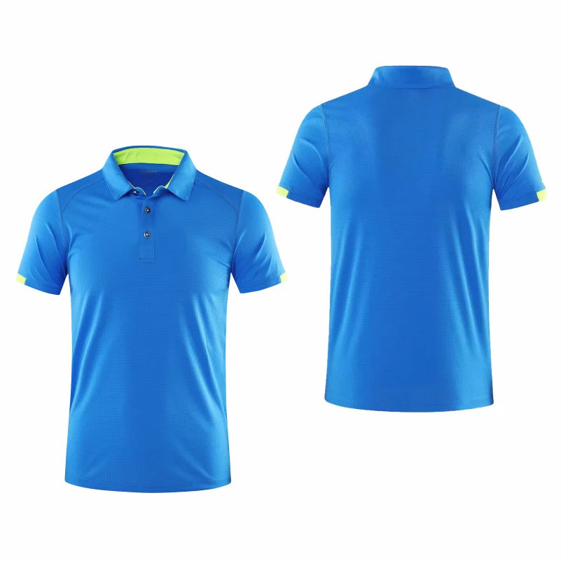 Quick Drying Short Sleeved Polo Shirt Golf Company Group Breathable Lapel Sports Short Sleeved 8-Color Large 250603