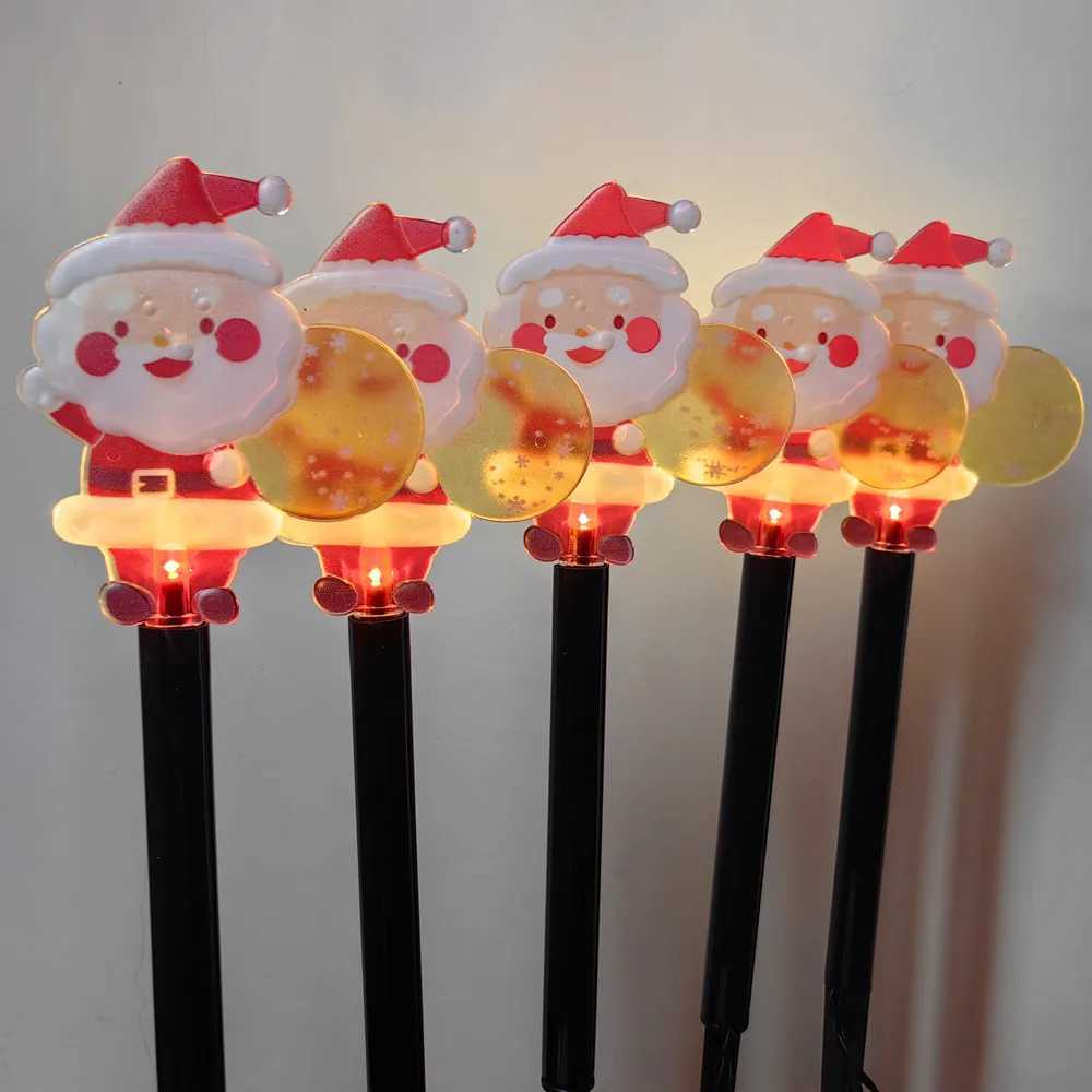 5pcs/lot Solar Lights Pathway Lights Outdoor Garden Xmas Driveway Markers Lamp For Home Garden Yard Lawn Patio Pool Decor XJ250606