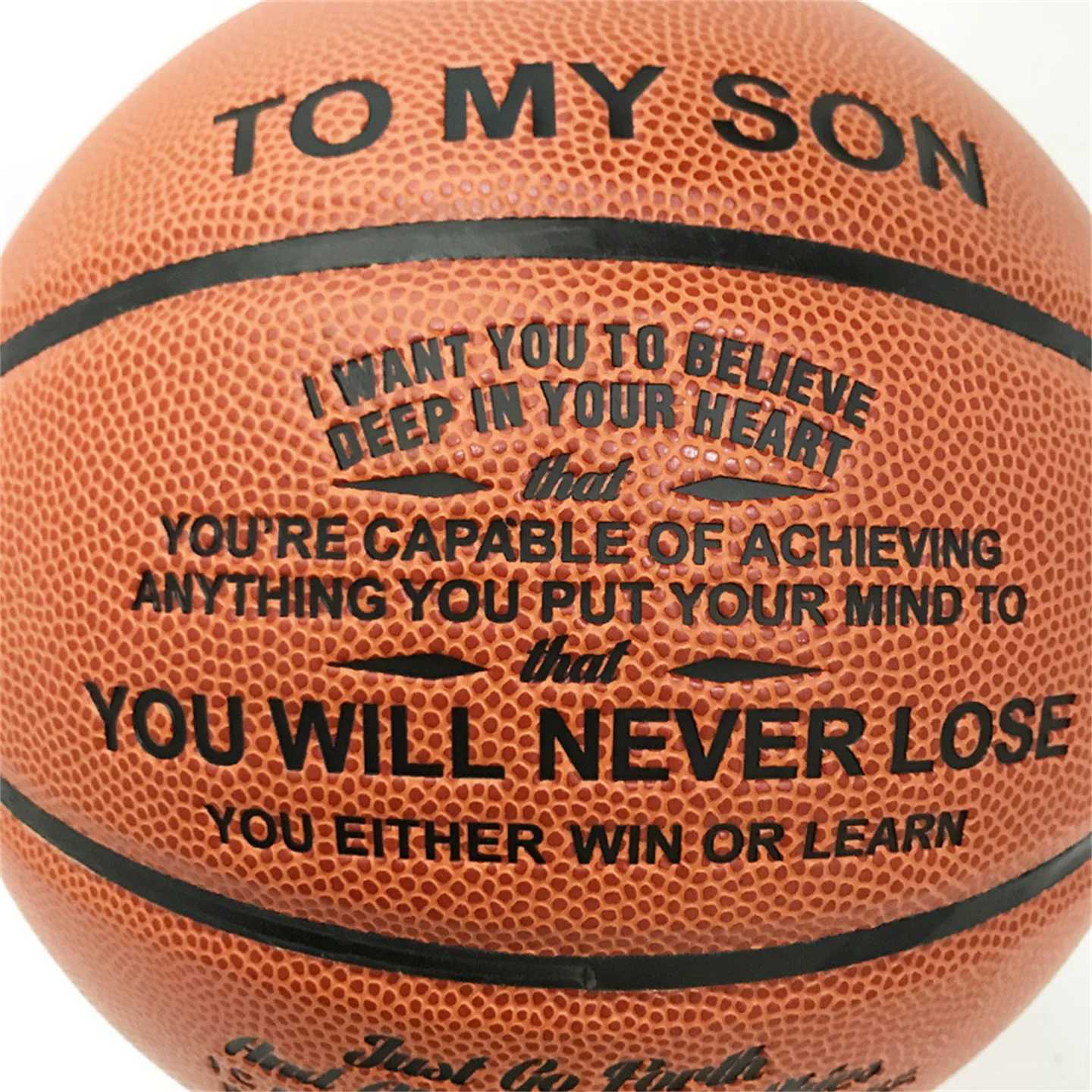 Official Standard Size 7# Non-slip Wear-Resistant PU Basketball Indoor Outdoor Competition Training Ball Gift For Son / Grandson XJ250606
