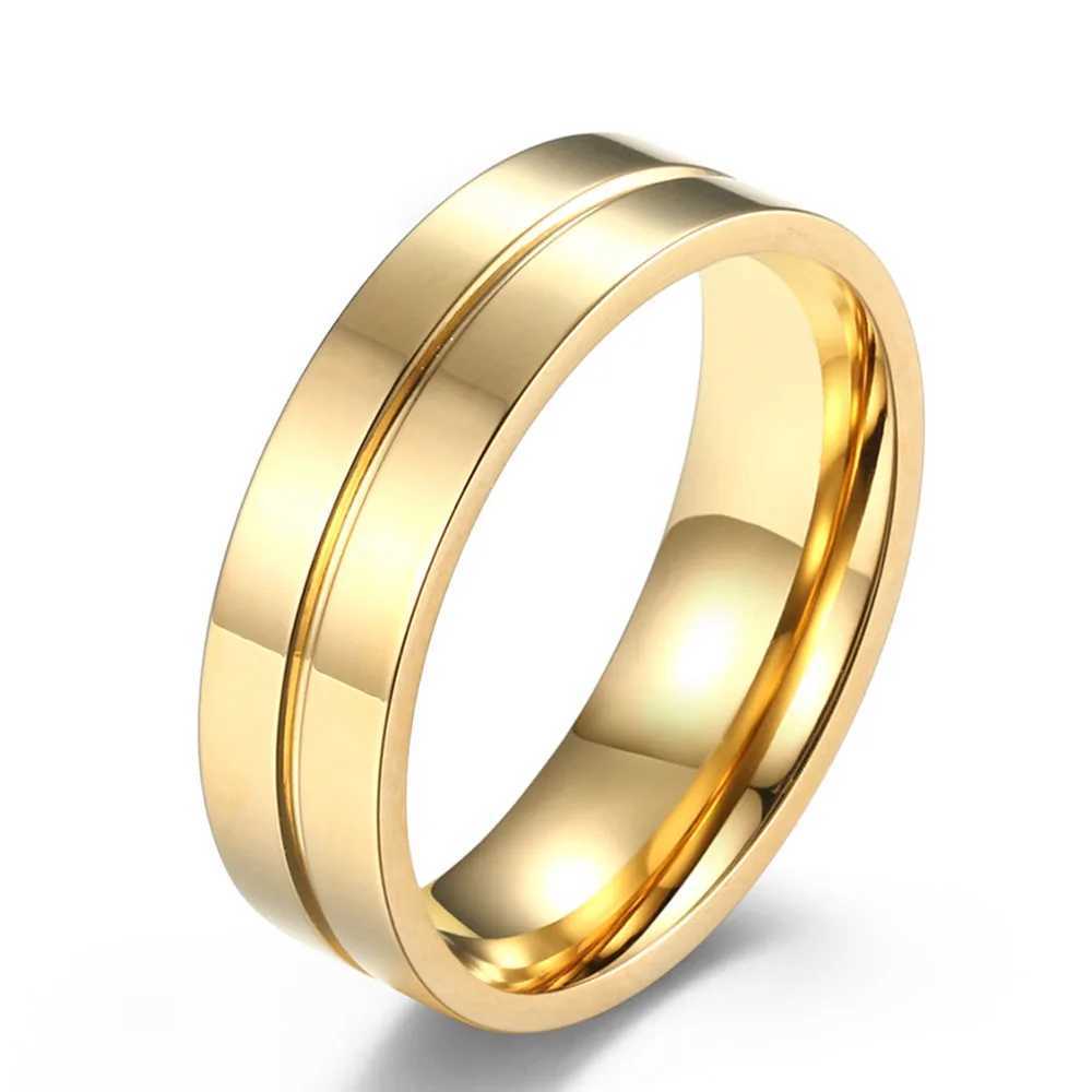 Stainless Steel Set Drill Wedding Couple Rings for Women Men Lover Anniversary Jewelry Gifts W250606