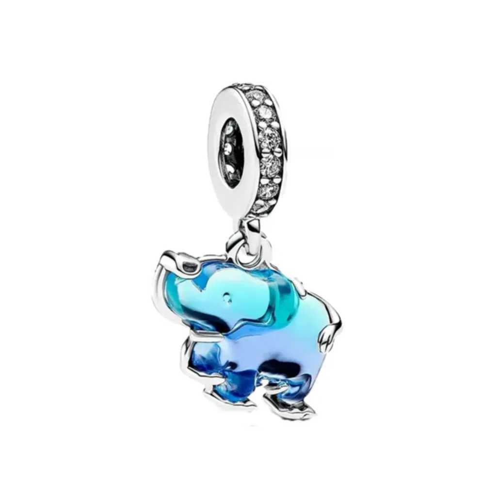 925 Sterling Silver Elephant Charms Frog Dog Beads Cat Pendant Fit Original Bracelets Accessories DIY Jewelry For Women Gift XJ250607