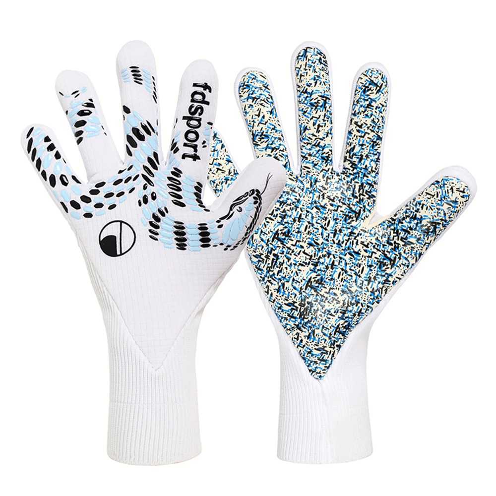 Men Women Professional Football Soccer Rugby Training Match Goalkeeper Gloves Goalie Glove Non-slip 4mm Thickened Latex Protection XJ250606