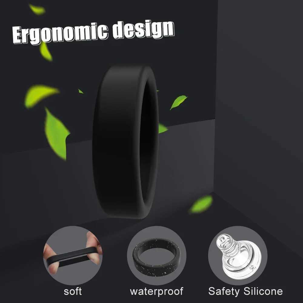 3pcs/set Penis Rings Delay Ejaculation Silicone Reusable Semen Cock Rings for Men Enlargement Sex Toys For Men Couple Rings XJ250607