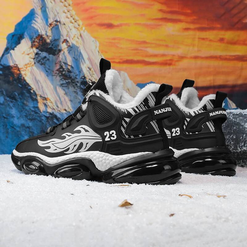 Ddmyoutdoor Men Winter Fashion Sneaker Height Increasing Thick Sole Anti Slip Basketball Sneakers Wear Resistant Casual Running Shoes Outdoor Shoes
