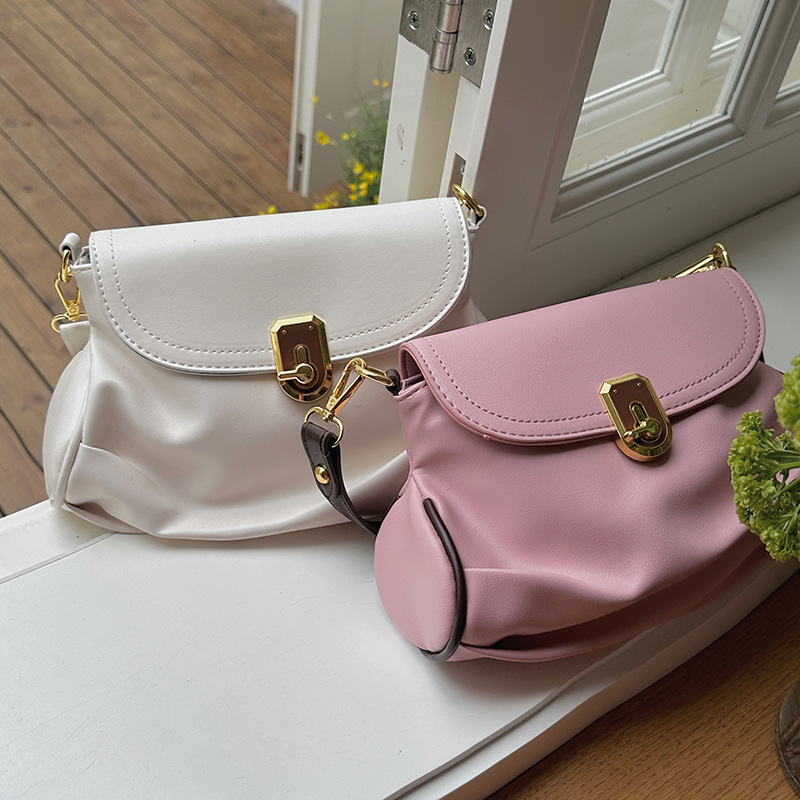 designer Underarm Bag for Women 2025 New Trendy Fashion Color-Block Handbag High-End Shoulder Pleated Bag Niche Crossbody Bag