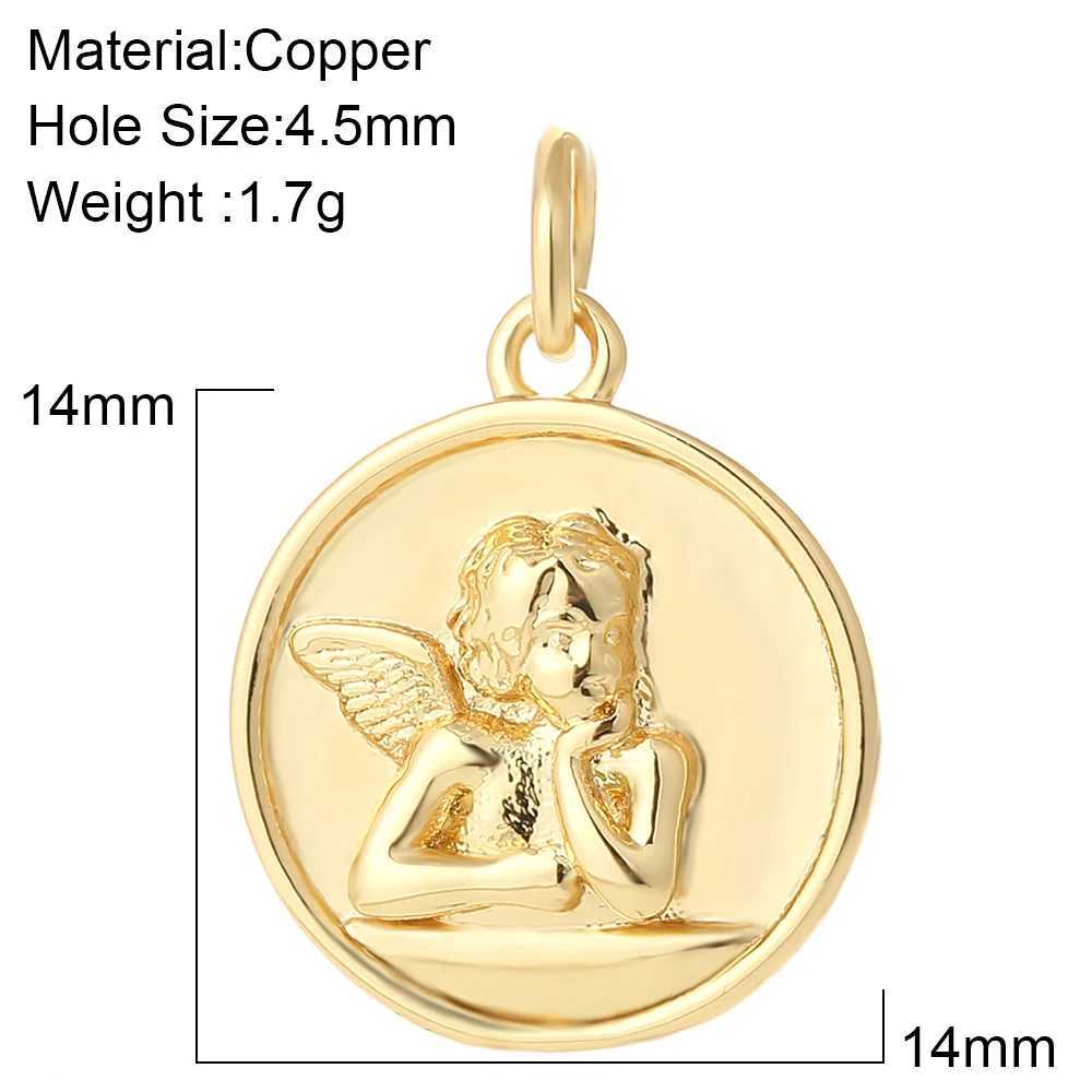 Cute Angel Wings Girl charms for jewelry making Pendant High Quality Dijes Diy gold color Earrings Necklaces Bracelets Keychains XJ250607