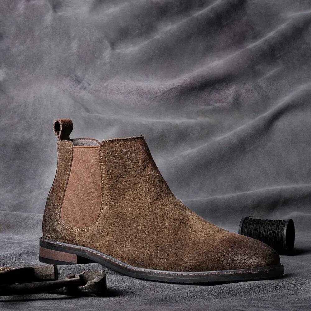 Ddmyoutdoor Winter Snow Desert Boots Formal Shoes Men Moto Botas Invierno Hombre Buty Outdoor Shoes