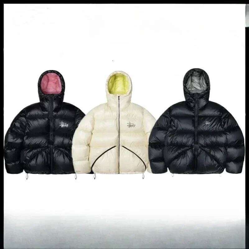 Explosive New Thick Hooded Men and Warm Lovers Bread Down Cotton Jacket Embroidery Winter Clothes Women Coat