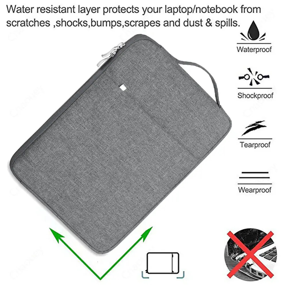 Laptop Sleeve Handbag Case for HP 13.3 13.5 14 15.6 16 Waterproof zipper Portable Notebook Cover for HP 11.6 12.5 Bag 250605