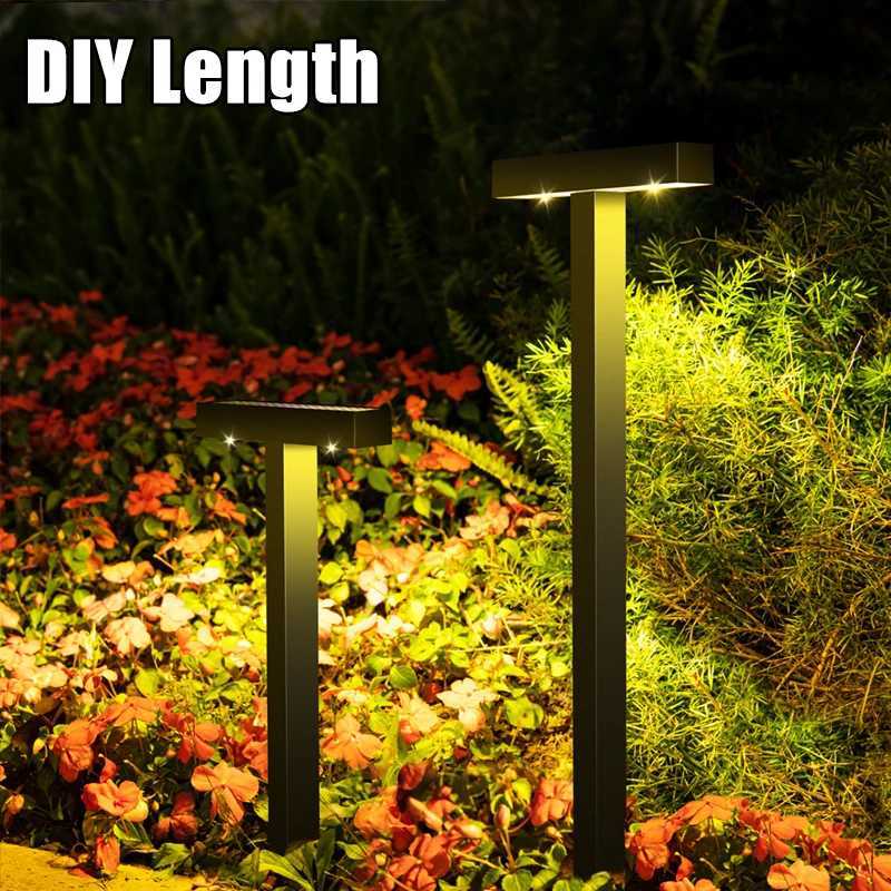 1/4/8 PCS Solar Lawn Light Solar LED Garden Lights Outdoor Lighting Waterproof Lawn Path Spotlight for Courtyard Pathway Decor W250607