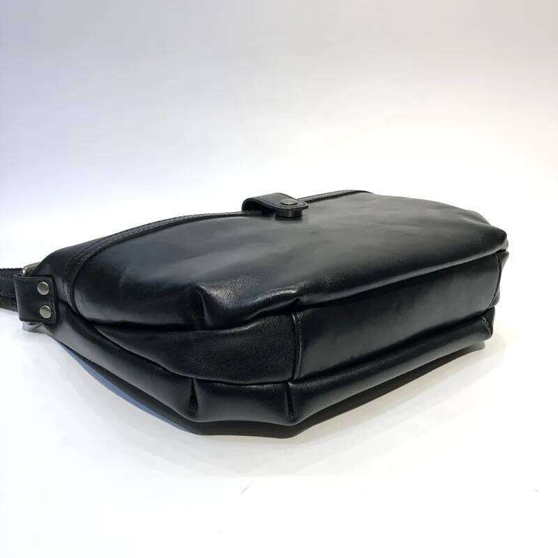 Handmade Vegetable Tanned Leather Crossbody For Women Quality Solid Color Shoulder Tote Purse Adjustable Strap Messenger Bag 2025/06/07