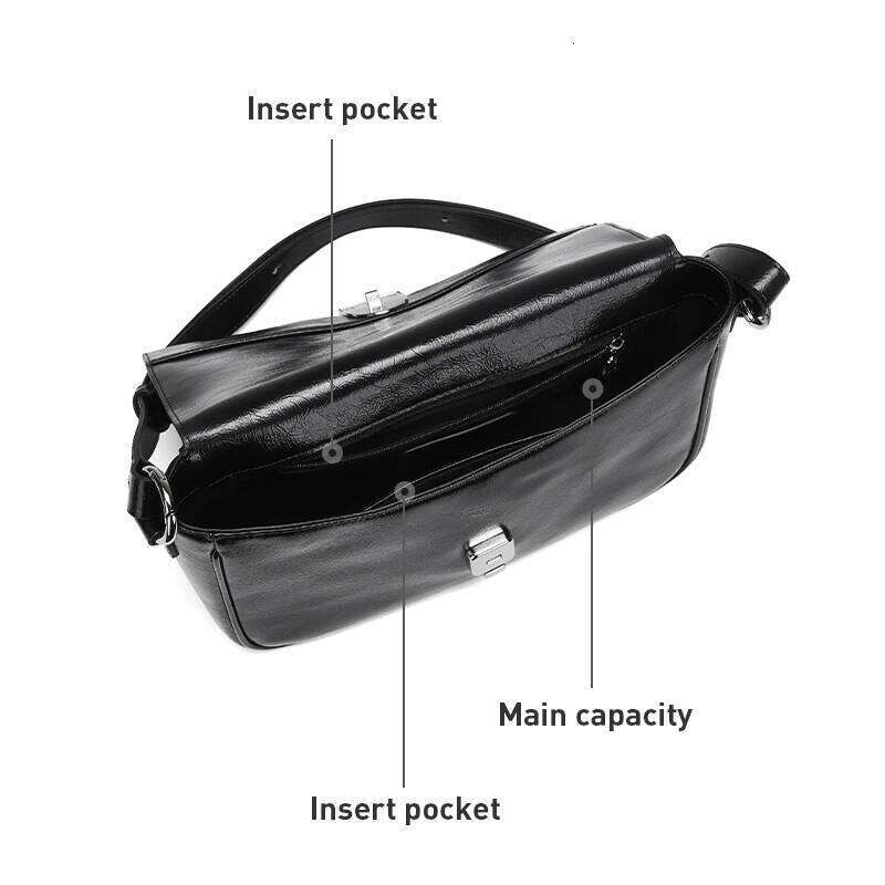 LA FESTIN 2024 For Women's Trend Leather Chain Ladies Shoulder Crossbody Large Capacity Messenger Bag