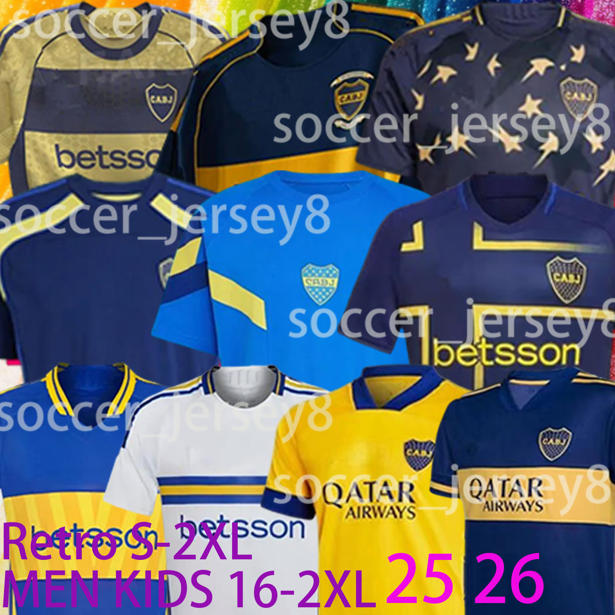 2024 2025 2026 Boca Juniors soccer Jerseys CAVANI VILLA SALVIO GIMENEZ M.MERENTIEL ZENON AGUIRRE MEDINA BLONDEL BARCO 24 25 26 Fans Player men kids kit football shirts