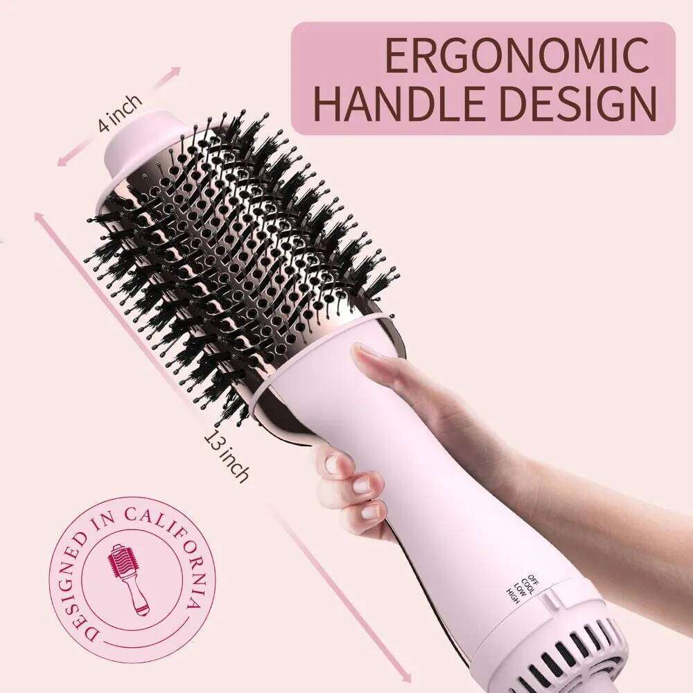 Brush Blow One Upgraded 4 In 1 Hair Dryer And Styler Volumizer With Negative Ion Anti-Frizz