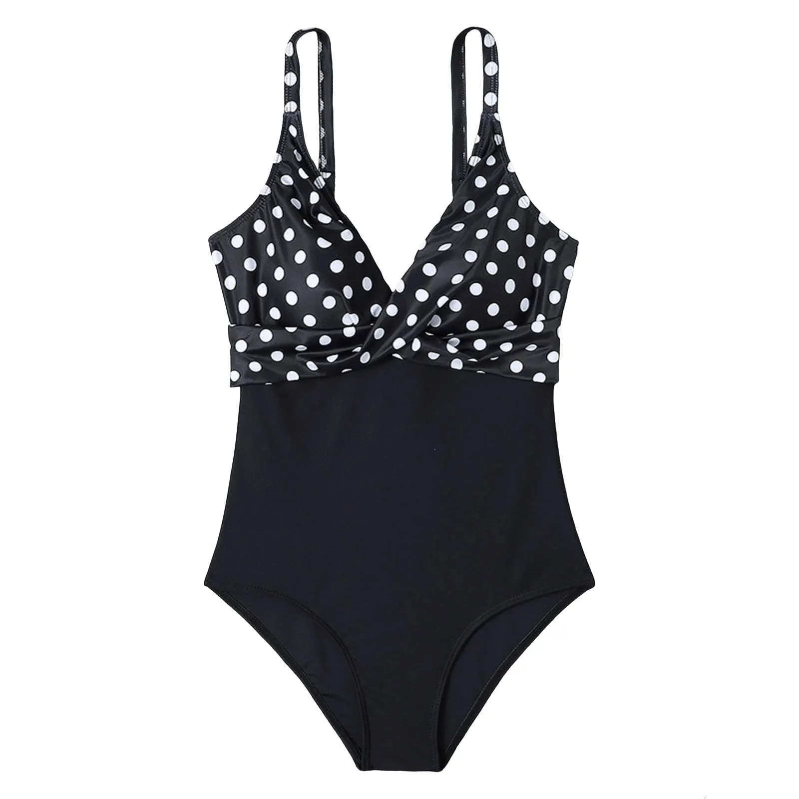 WomenS Sexy Slimming Swimwear Color Matching Swimsuit VNeck Push Up Tight Fitting Beach Female 250530