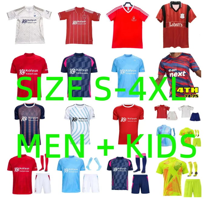 size xxl 24 25 26 Nottinghams LINGARD Soccer Jerseys GRABBAN Johnson Surridge 2025 2026 Men kids Forest Awoniyi AMEOBI KROVINOVIC ELANGA Football Shirts Men Kids Kit