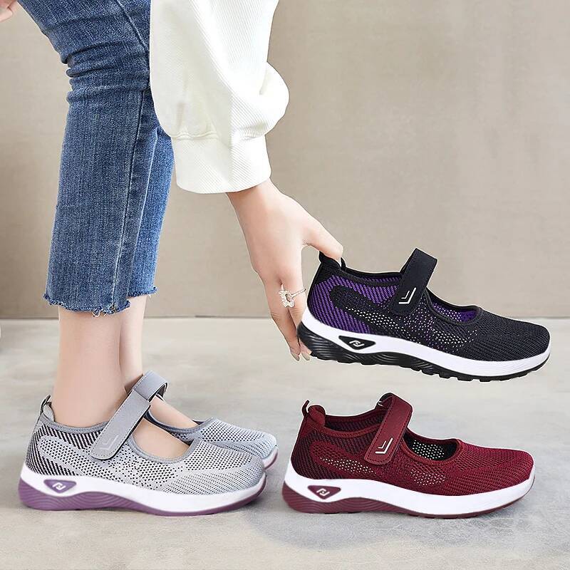 Ddmyoutdoor Ddmyoutdoor Women S Summer Mesh Thick Soled Breathable Platform Tennis Casual Walking Vulcanized Shoes Zapatillas Mujer Outdoor Outdoor Sh