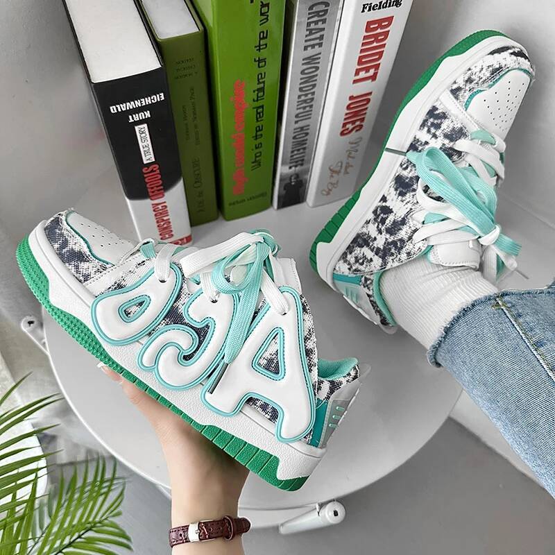 ddmyoutdoor Fashion Couples Skateboard White Red Letter High Quality Lace Up Platform Women S Sports Shoes Winter Low Cut Men Sneakers Outdoor Outdoor