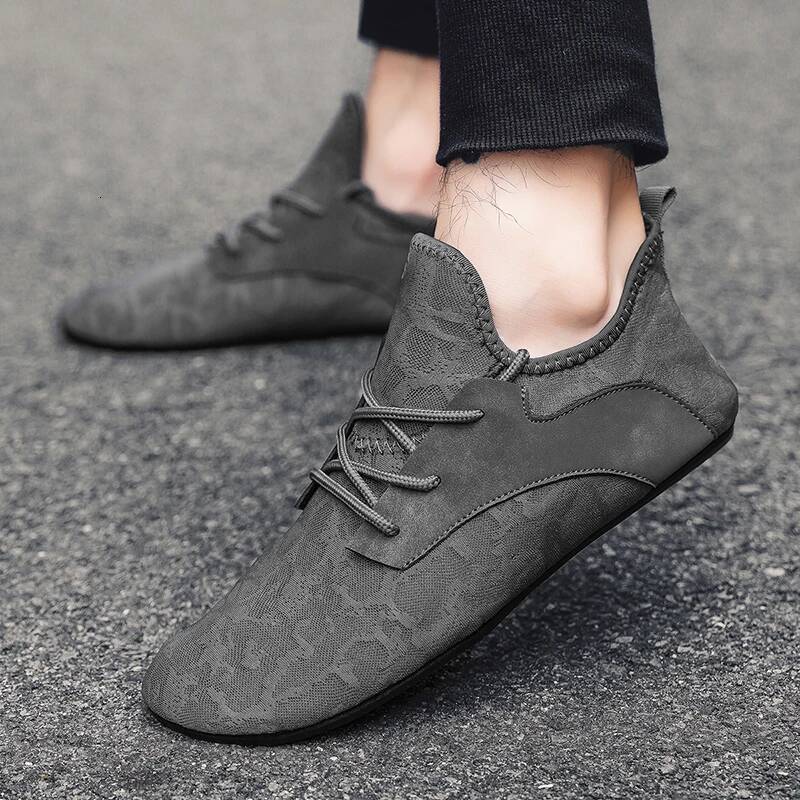 Ddmyoutdoor MAEDEF Men S Casual Flat Lightweight Comfortable Thin Bottom Lace Up Shoe Driving Walking Shoes Footwear Outdoor Shoes