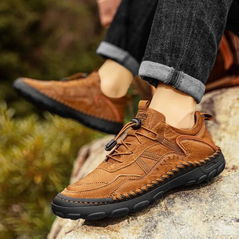 Ddmyoutdoor High Quality Men S Trekking Sneakers Big Size Classic Khaki Hiking Shoes For Outdoor Casual Sneaker Zapatillas Hombre Outdoor Shoes
