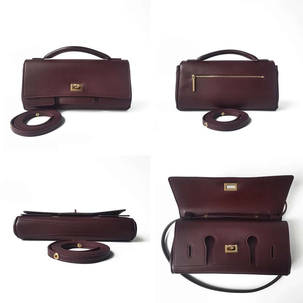 Free Custom First Letter Genuine Leather Women's Handbag With Long Straps for One Shoulder Slanting Fashion Dinner Bag