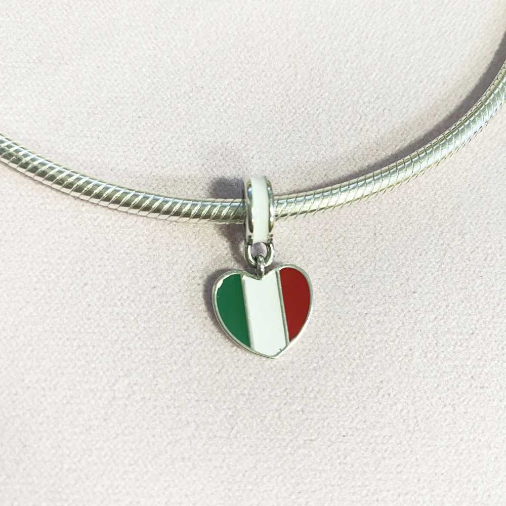 NEW 925 Sterling Silver Charm Fit Original Bracelet Accessories Women Jewelry National Flag Faith Series Amulet Cross XJ250607