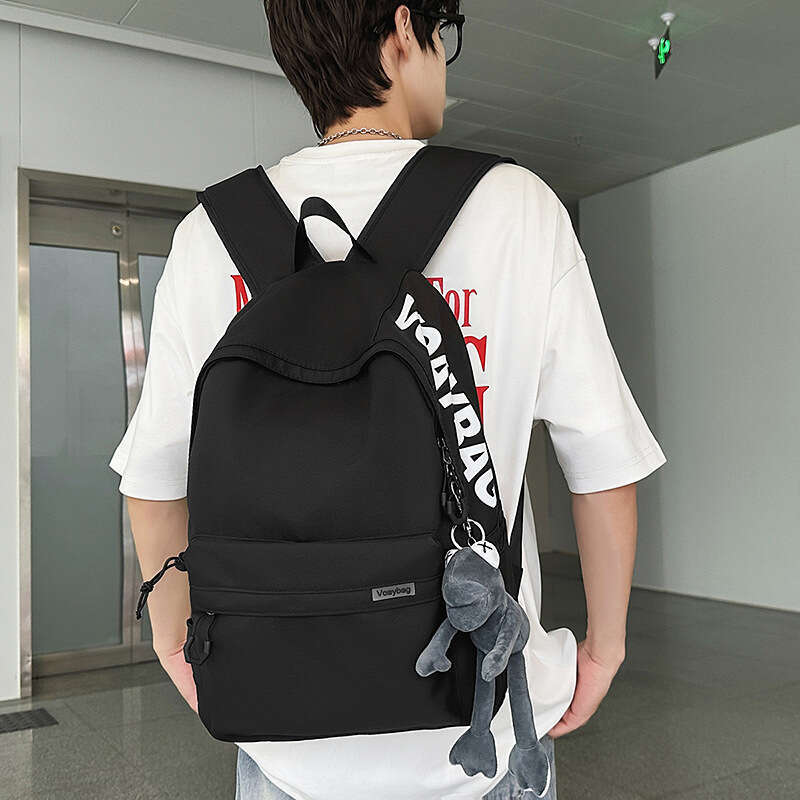 Men's Simple Large Capacity New Korean Style Travel Women's Casual Trendy College Student Backpack