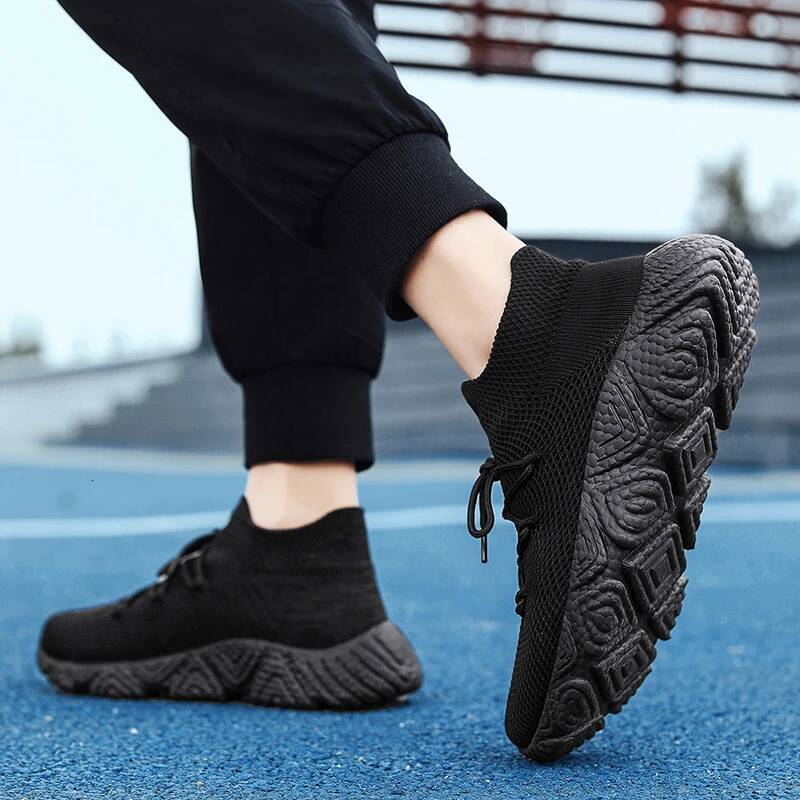 Ddmyoutdoor Fashion Sneakers Mesh Men S Outdoor Running Summer Breathable Walking Soft Sole Lace Up Tennis Jogging Casual Shoes Large Size Outdoor Sho