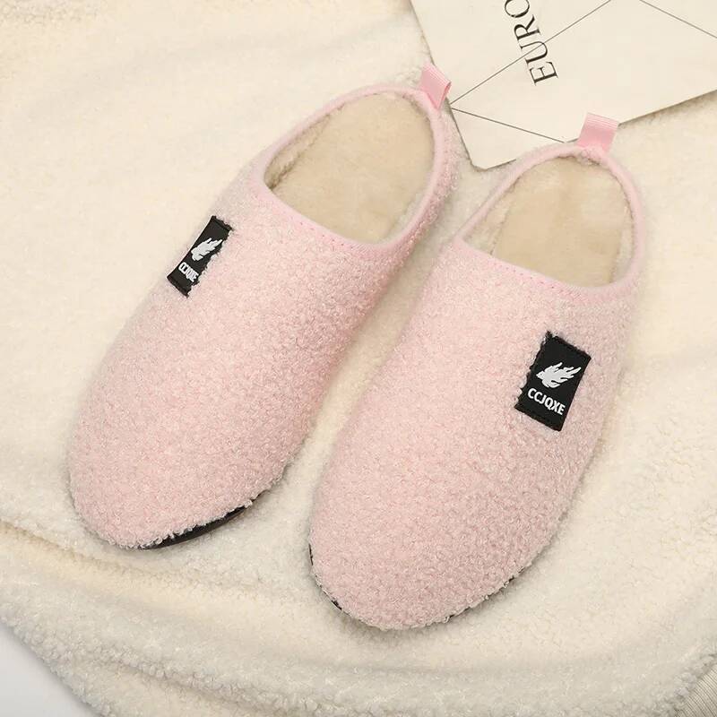 Ddmyoutdoor Fashion Winter Soft Sole Comfortable Mens Indoor Floor Antiskid Slides Bedroom Warm Plush Slippers Male Home Casual Cotton Shoes Beach out