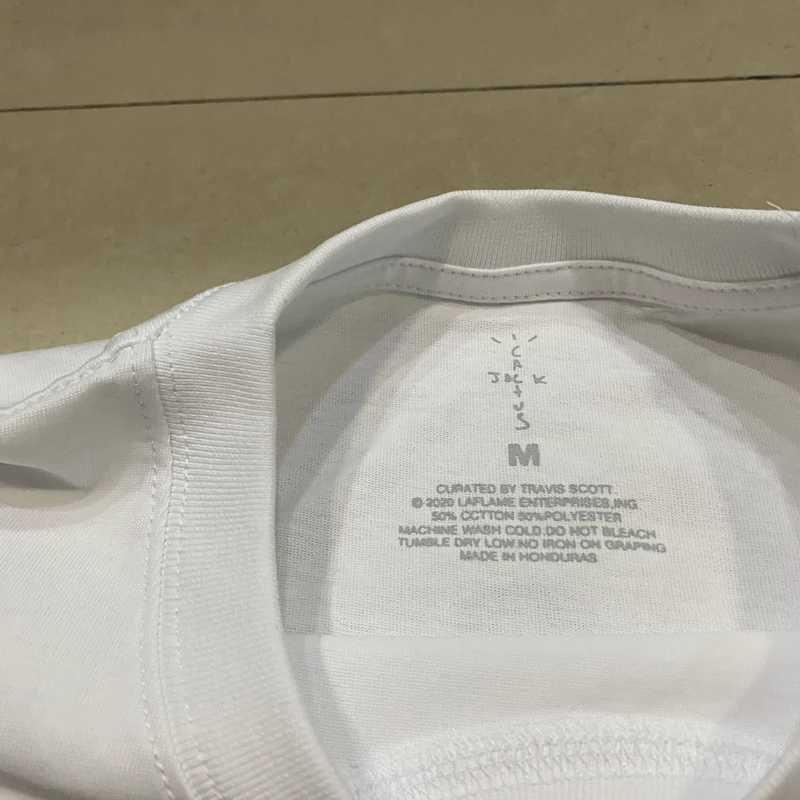 T-Shirt Europe America High Street Pop Funny Print Mens Casual Cotton White Tops Utopia Round Neck Short SLeeve W250607