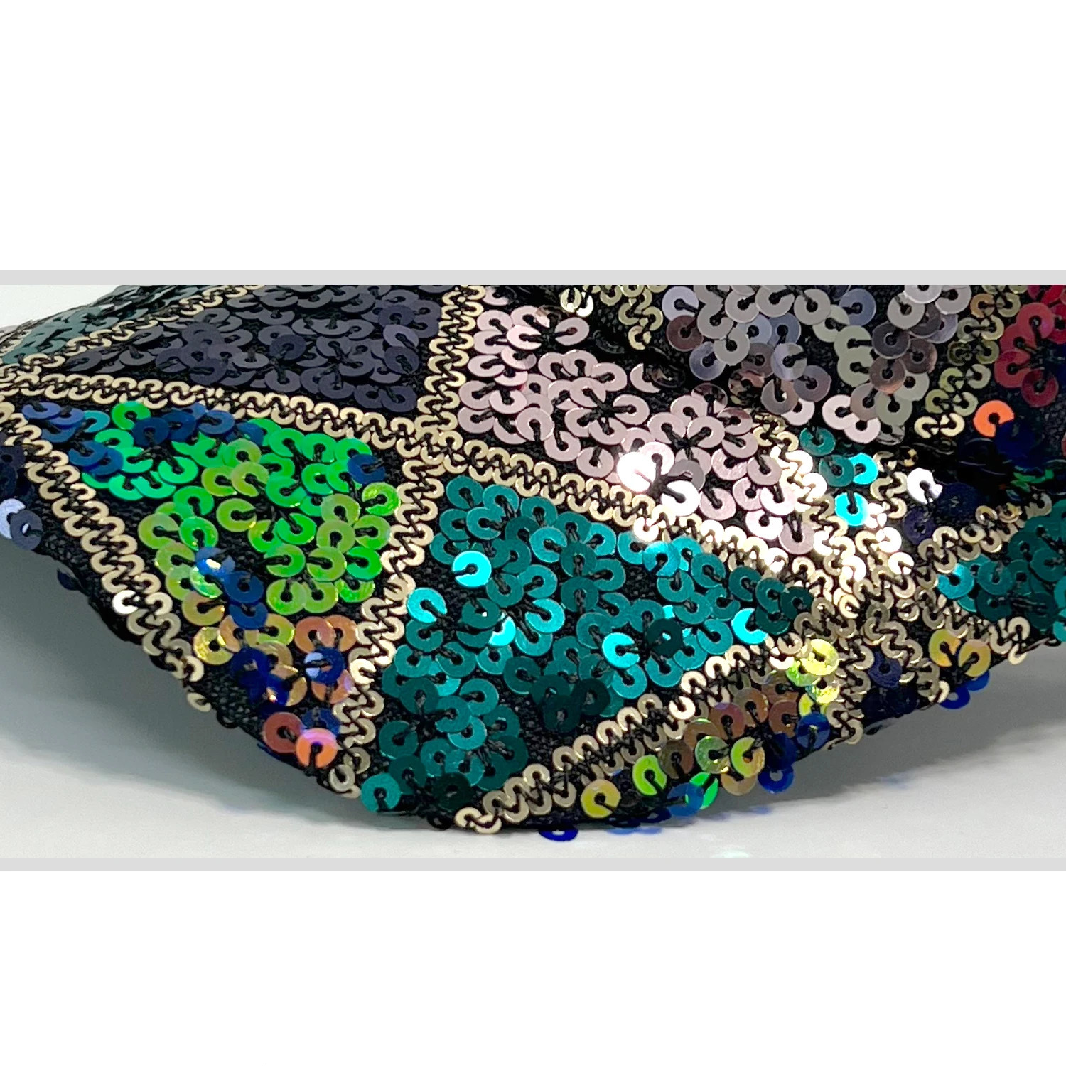 Summer Shiny Sequin Back Mesh Adjustable Cotton Baseball Cap Sun Hat 250605