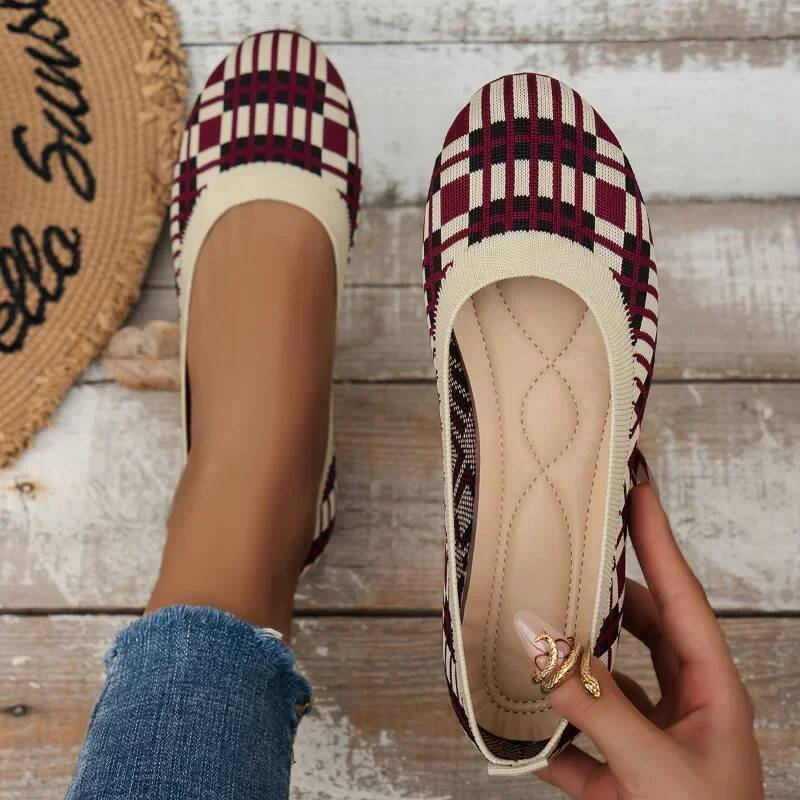 ddmyoutdoor New Mesh Breathable Sneakers Women Autumn Light Slip On Casual Ladies Round Toe Flat Loafers Socks Shoes Big Size Outdoor Outdoor Shoes