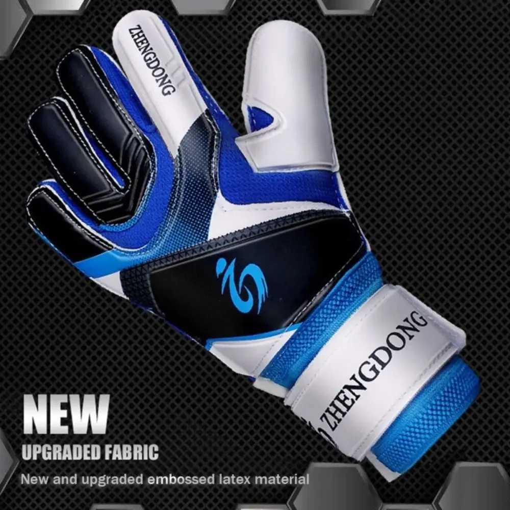 Professional Goalkeeper Gloves Non-slip Wear-resistant Thick Latex Soccer Gloves Waterproof Children Youngsters XJ250606