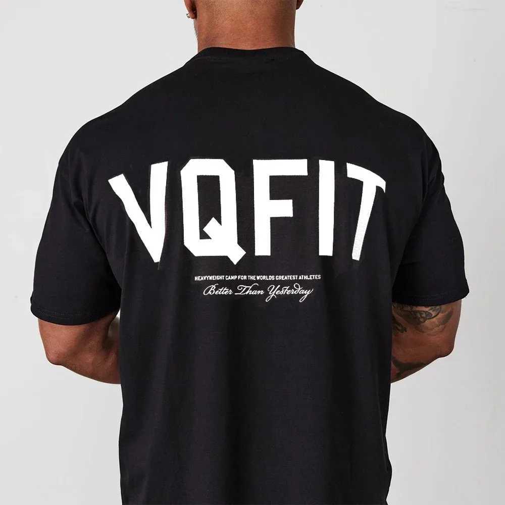 Mens Vintage T-Shirt Summer Sports Cotton Crew Neck Short Sleeve Joggers Gym T Running Training Oversized T-Shirts X250607