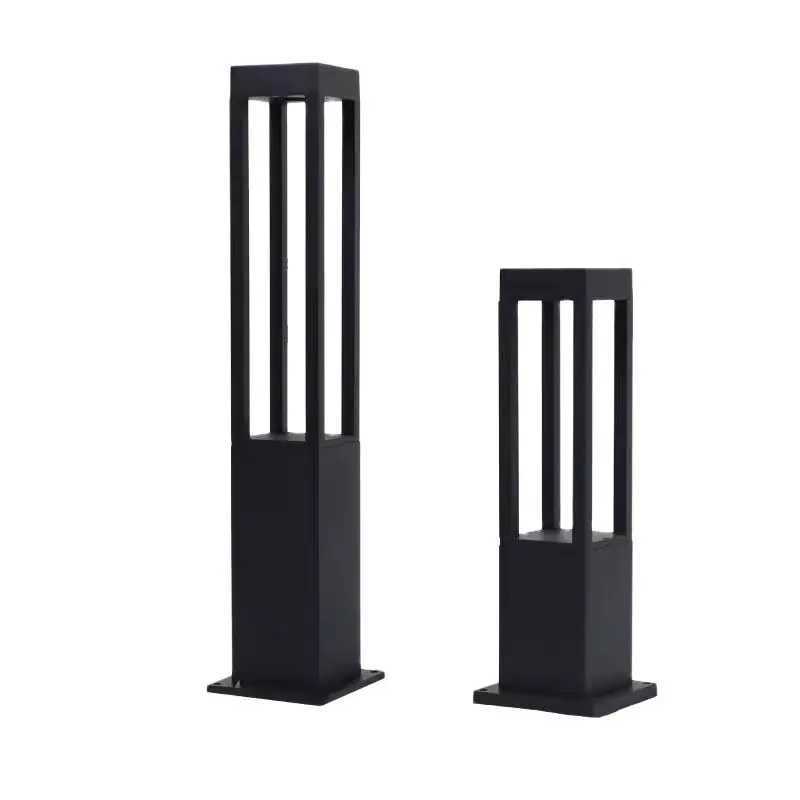 Modern IP65 Waterproof Outdoor Lawn Light 7W LED Warm White Villa Garden Landscape Standing Lamp Aluminum Street Pillar Lighting W250607