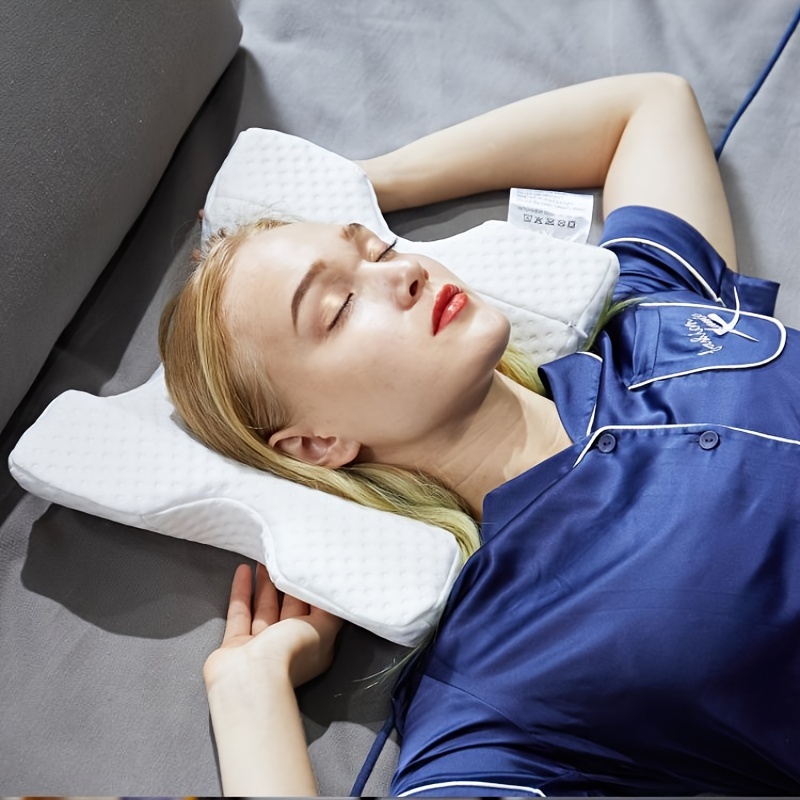 Couple pillow does not press the arm arch anti-hand numbness slow rebound memory cotton pressure pillow U-shaped nap pillow sleep pillow