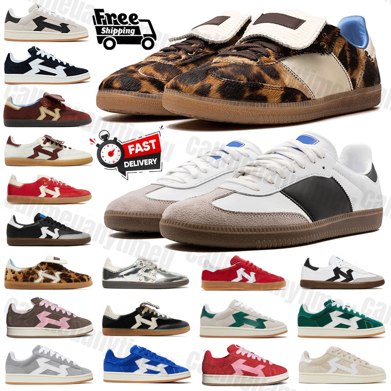 mens shoes White Leopard Core Black Silver Canvas rubber Women's sneakers Metallic Cracked Leather Lightweight breathable Casual shoe free shipping trainer 36-45