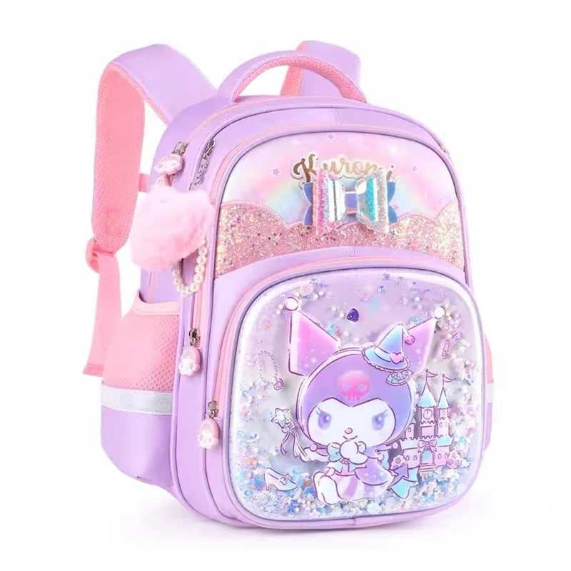 Sanrioed Cinnamoroll Kuromi My Melody Hello Kitty Anime Backpack Cute Schoolbags Cartoon Shoulder Bag Birthday Gift for Friend w250624
