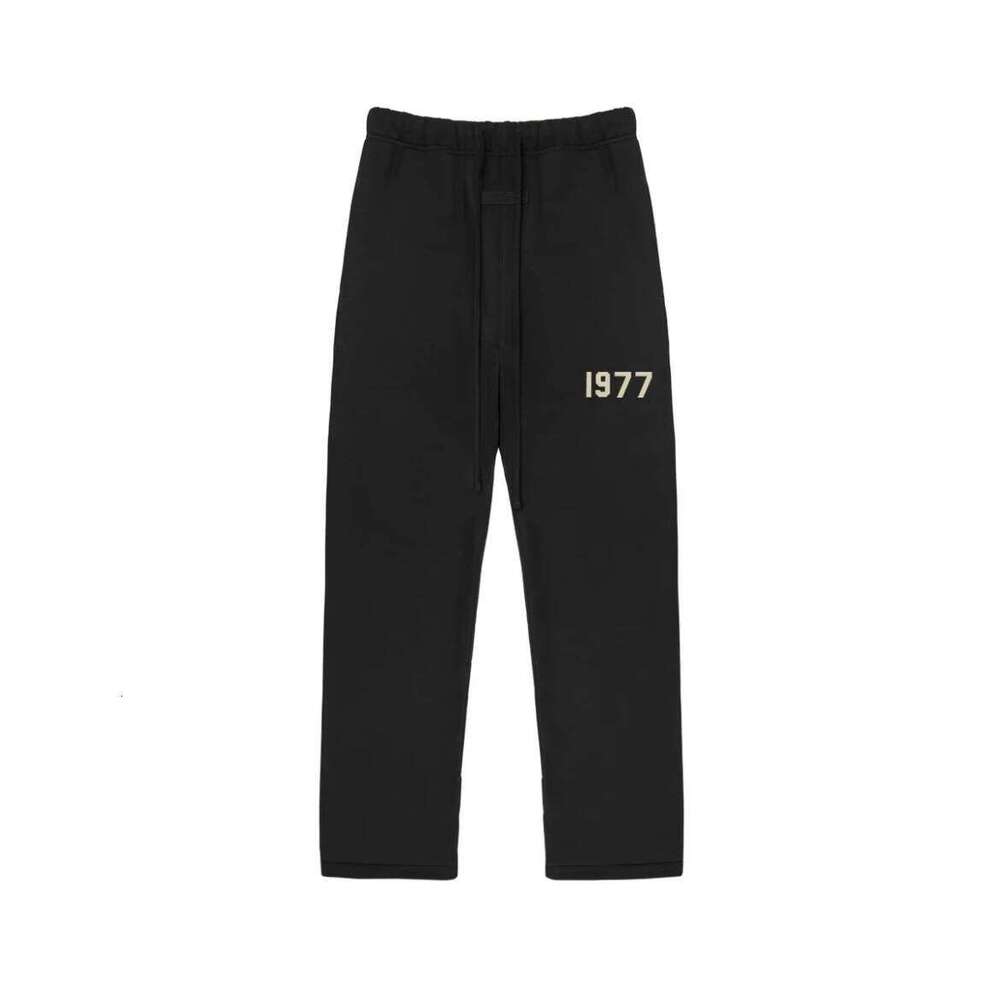 New American sweatpants gym bodybuilding running training pants cotton printed wide-leg trousers