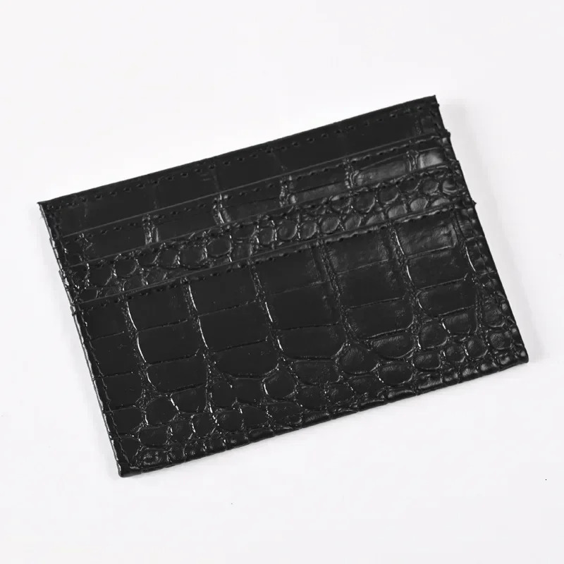 Slim Women Card Holder Wallet Pu Leather Thin Womens Business Credit Card Case Bag Student Id Bus Card Cover Purse 250605