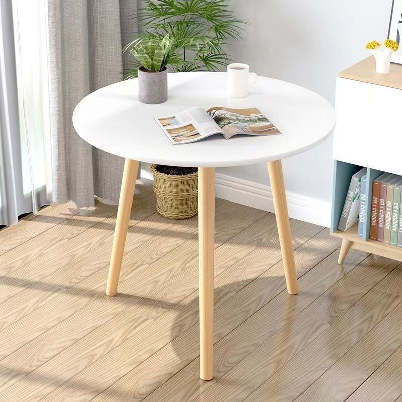 B6072 Small coffee table round table sofa side table bedroom bay window living room bedside table home