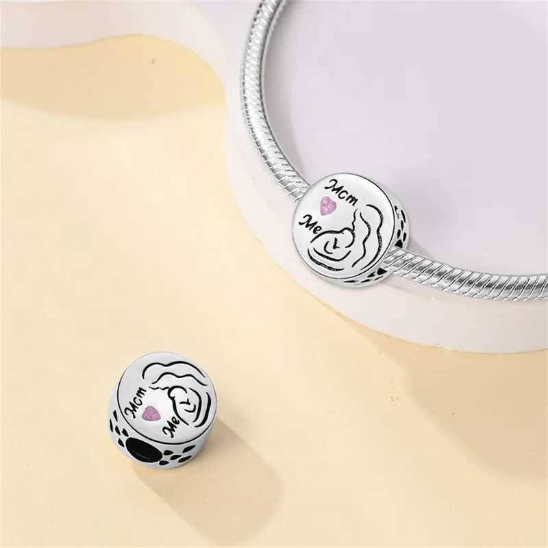 925 Sterling Silver Baby Bottles Shoes Family Charms Beads Fit 4MM Hole Diameter Bracelet DIY Mothers Day Jewelry Gift XJ250607