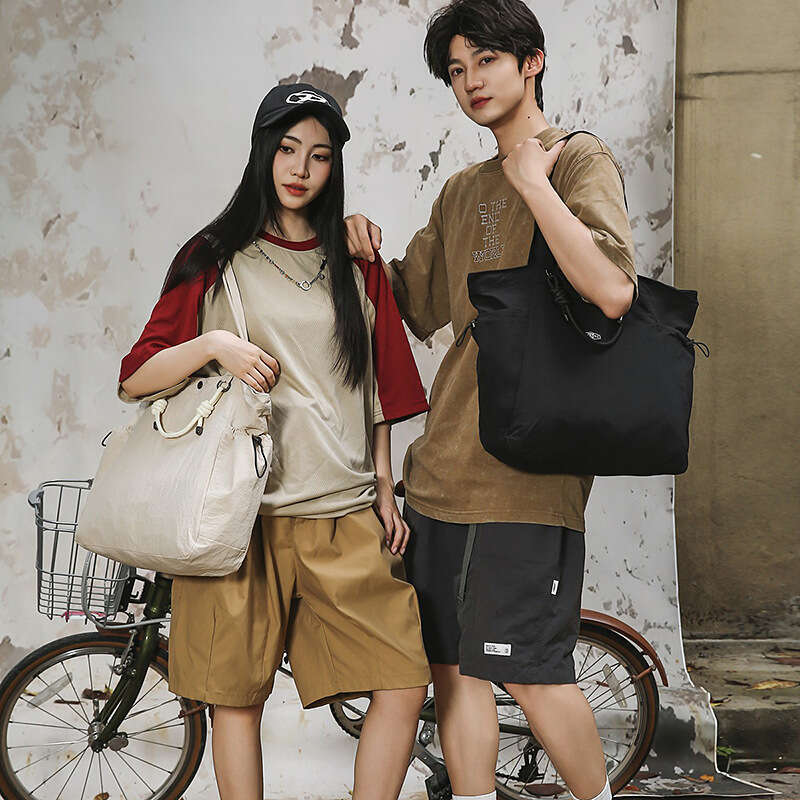 Tote 2025 New Unisex Large Capacity Lightweight Commuter Fashion Casual Versatile Shoulder Crossbody Bag