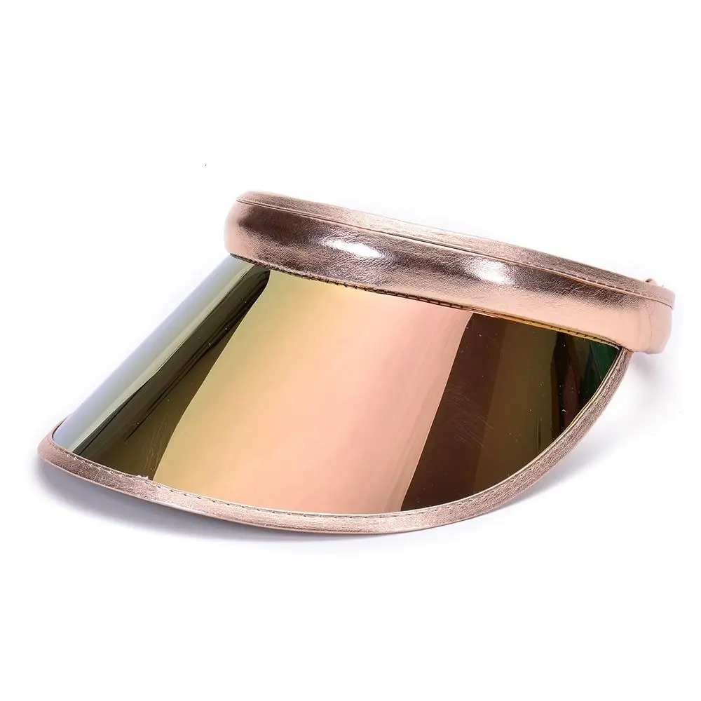 Transparent PVC Summer Baseball Hat Women Men Empty Top Anti-UV Sunshade Hat Visor Caps Bicycle Sun Hat Sports Accessories 250603