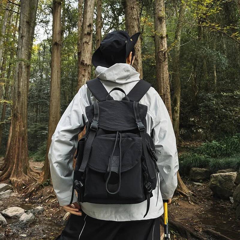 Backpack Men and Women Large Capacity Travel Hiking Bag Casual Utility Style Lightweight Outdoor Daypack for Daily Use
